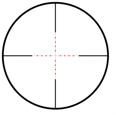 Оптический прицел Hawke Vantage IR 3-9x40 AO Mil-Dot с подсветкой (14225)