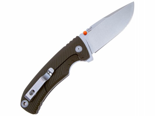 Нож складной SOG Tellus FLK Olive Drab, сталь Cryo 440C,рукоять GRN,блистер